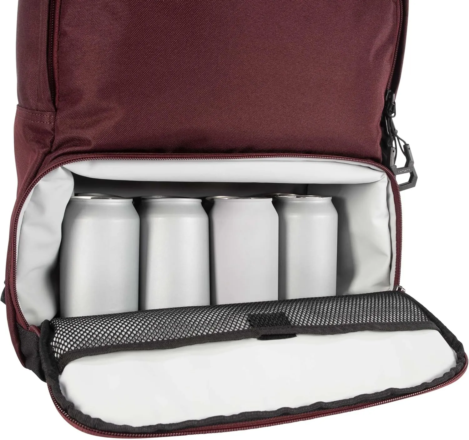 Carhartt Insulated Two Compartment Cooler, Durable Water Repellent Material W/Front Zippered Pocket for Camping, Beach & Travel