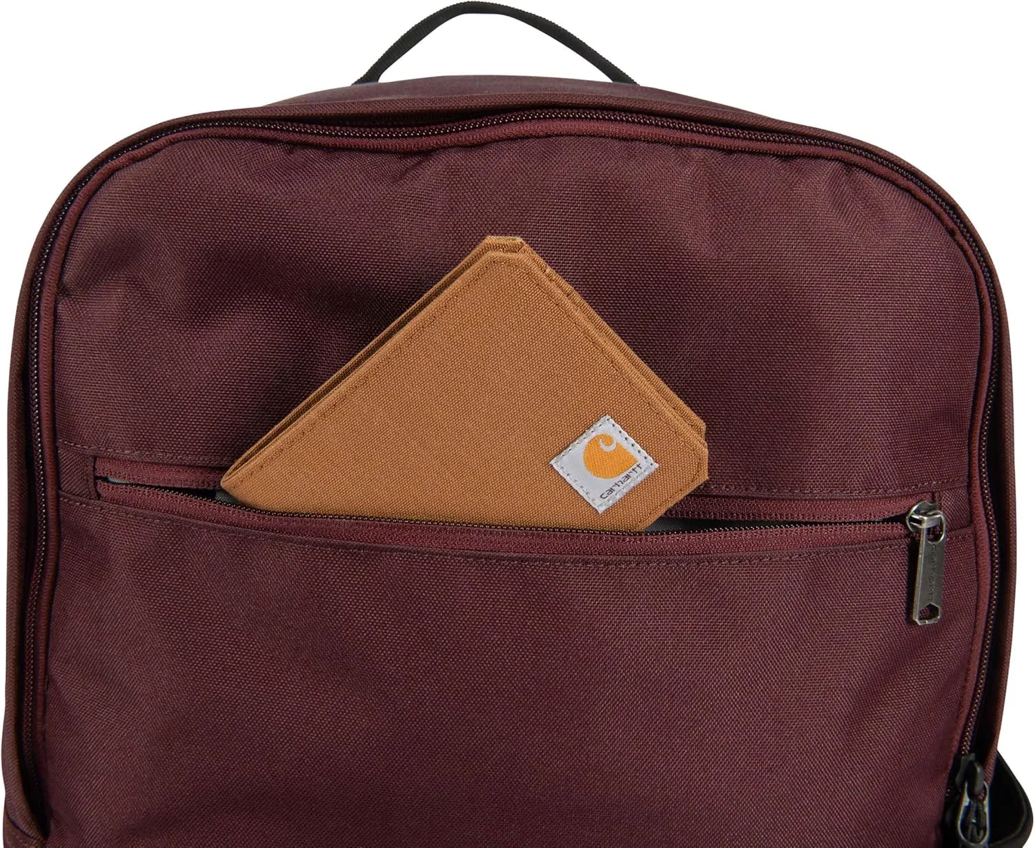 Carhartt Insulated Two Compartment Cooler, Durable Water Repellent Material W/Front Zippered Pocket for Camping, Beach & Travel