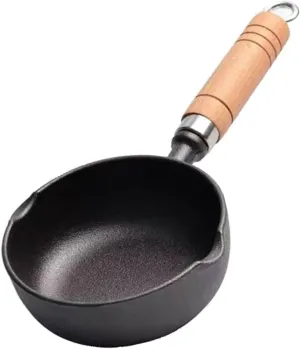 Cast Iron Pot, Multifunctional Non Stick Cast Iron Skillets with Lids and Handle Grips, Pre Seasoned Frying Pan, Use Indoor and Outdoor, Grill, Stovetop, Fire, Camping, Kitchen