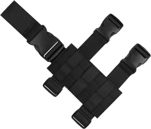 Cavebear Drop Leg Holster Platform Nylon Tactical MOLLE for Hunting/Paintball/Airsoft, Universal Panel With Adjustable Straps
