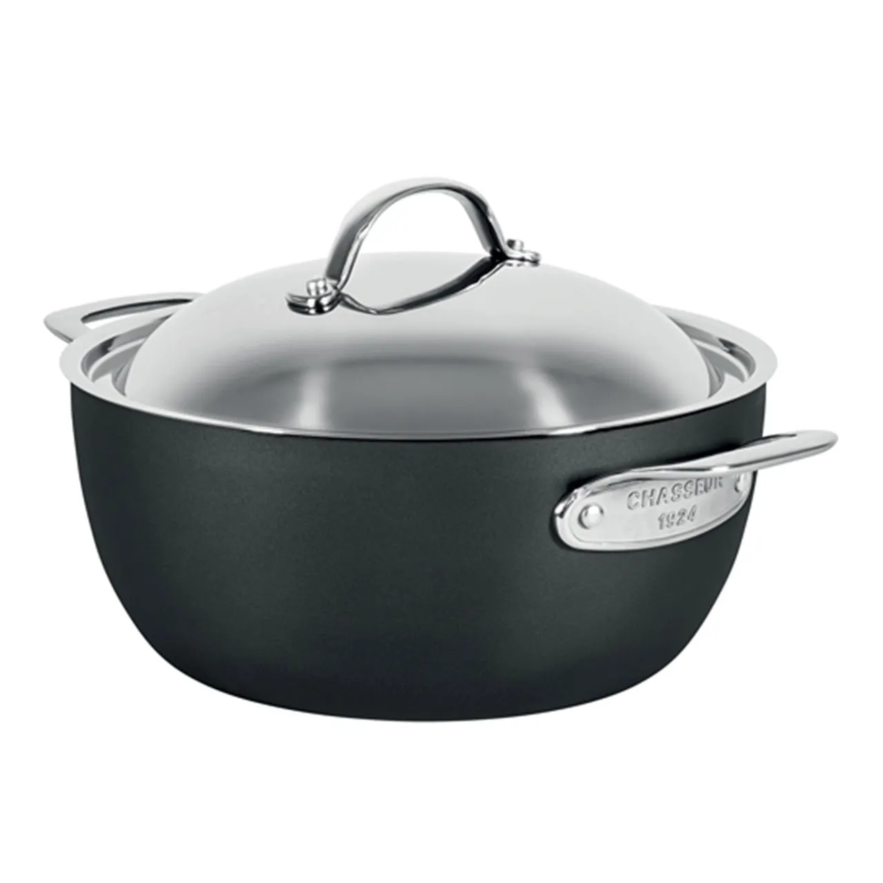 Chasseur Cinq Etoiles Nonstick Casserole With Lid Including Induction – 26cm/4.5L
