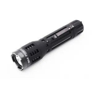 CHEETAH "PREDATOR" BLACK FLASHLIGHT STUN GUN