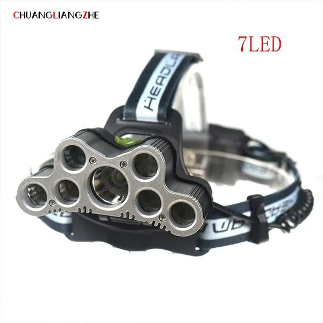 CHENGLIANGZHE LED Head Lamp headlamp with batteries 18650  Waterproof Flashlight Head  Rechargeable Luminarias Camping Headlamps