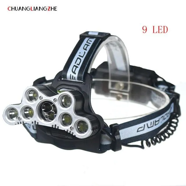 CHENGLIANGZHE LED Head Lamp headlamp with batteries 18650  Waterproof Flashlight Head  Rechargeable Luminarias Camping Headlamps