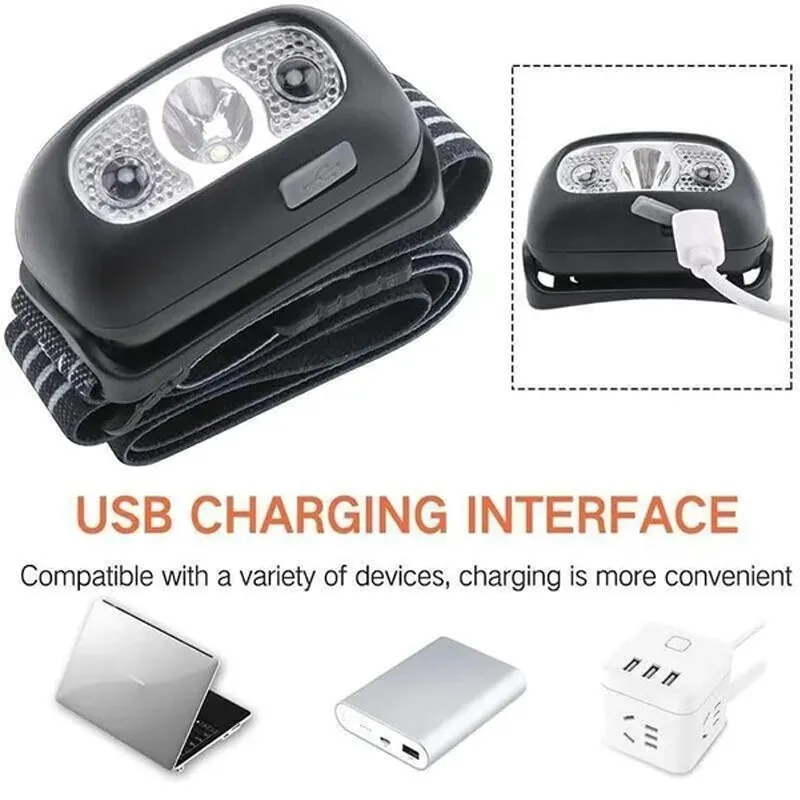 🔥Christmas Sale 50% Off✨Charging Induction Adventure Emergency Headlights
