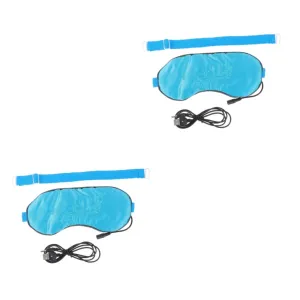 CLISPEED 1pc USB Steaming Eye Mask Comfortable Shading Eye Patches for Sleep Soft Blindfold for Relaxation for Naps and Travel Blocks Light