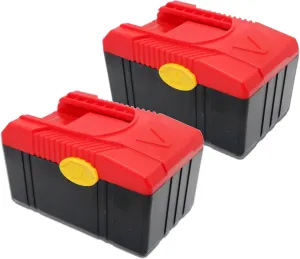 CNBY® 18V 4.0Ah CTB6187 CTB6185 CTB4187 CTB4185 Battery 2 Pack, Compatible with Snap on 18V CT6850 CT6855 CDR6850 CDR6855 CT4850HO Lithium-Ion Replace for 18V Snap on Charger CTC620
