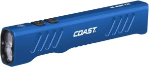 Coast Slayer 1150 Lumen USB-C Rechargeable LED Flashlight with Spot/Flood, Memory Mode and Pocket Clip, Blue