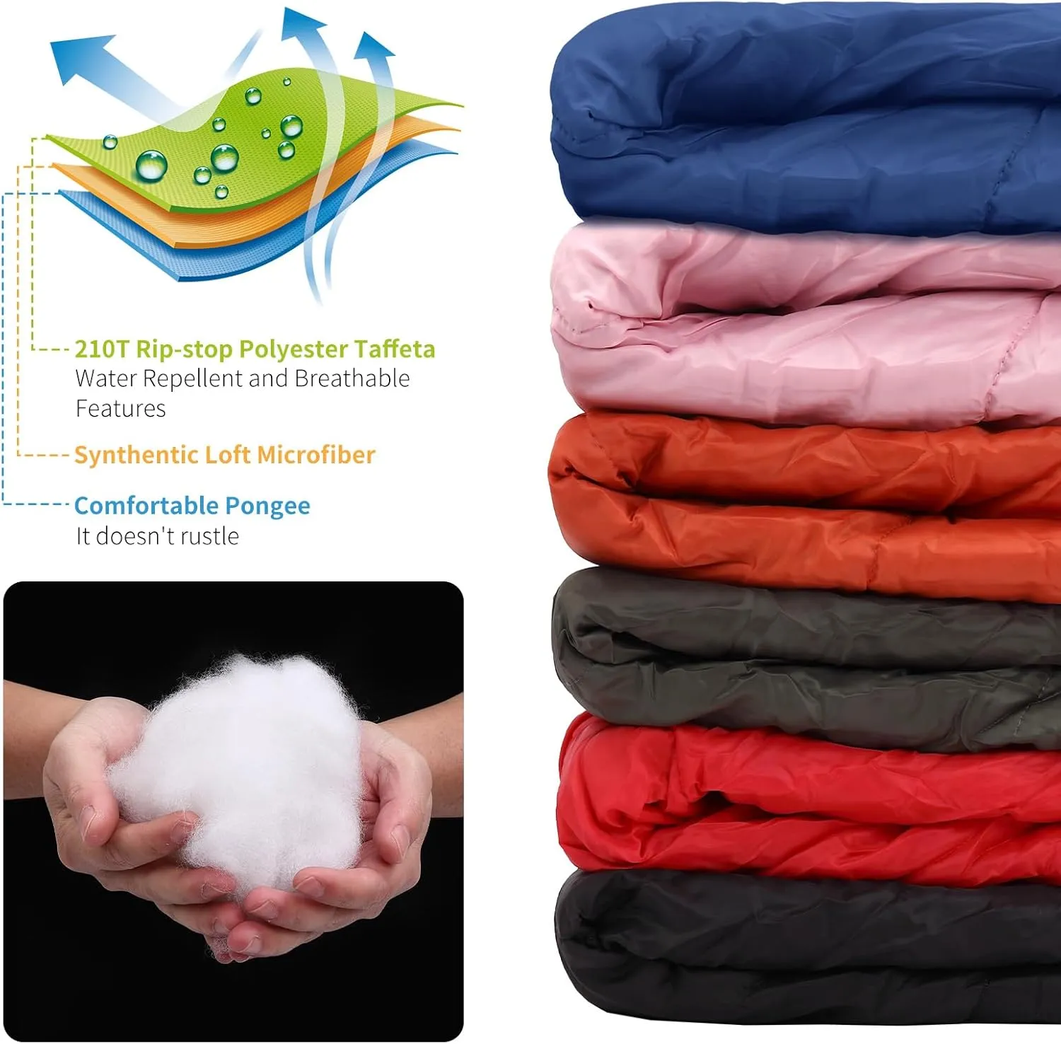 Cold Weather Mummy Sleeping Bag 15°F Extreme 3-4 Season Sleeping Bag for Adults - 0 Degree Winter Sleeping Bag, Machine Washable for Hiking Backpacking & Outdoor Activities