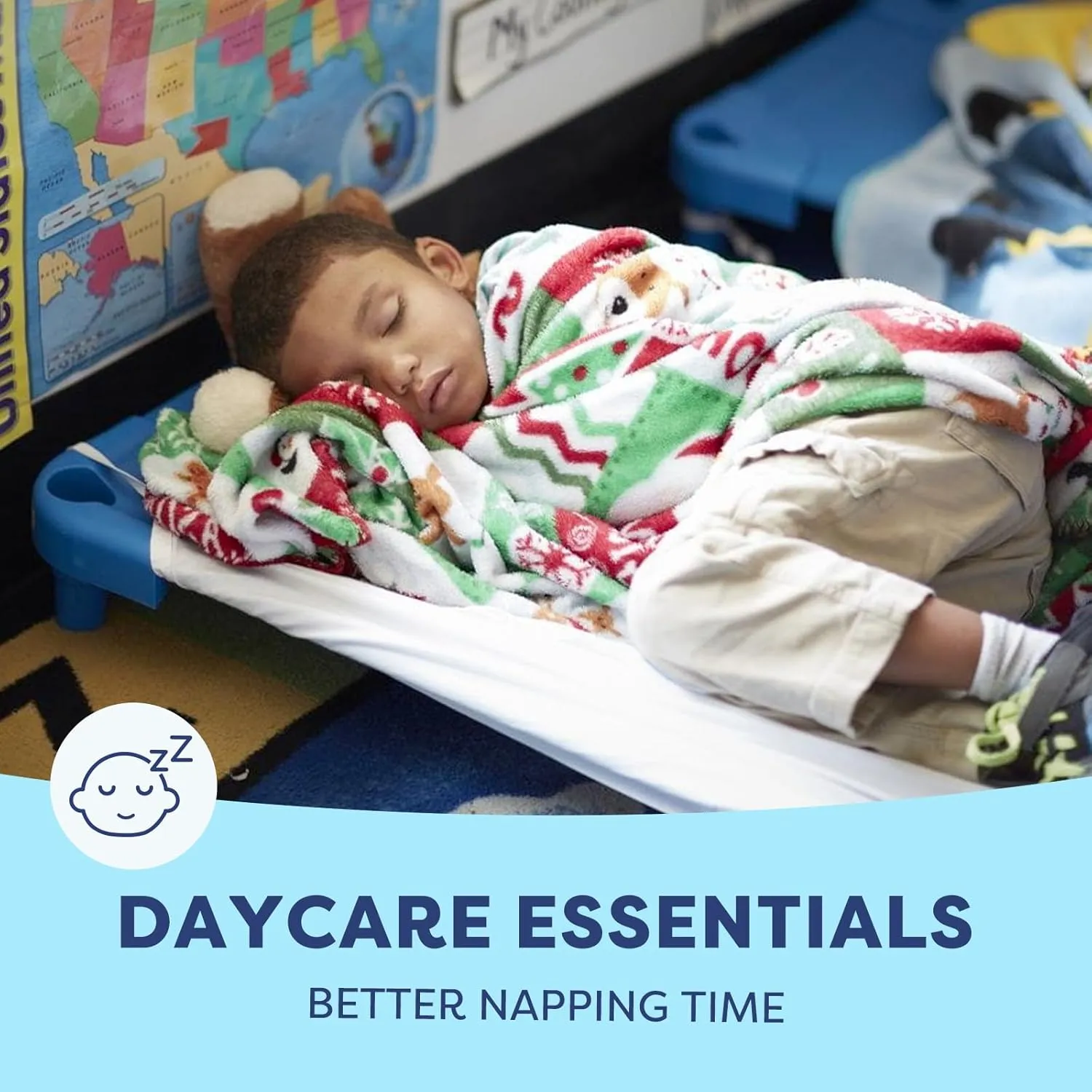 Comfyanno Cot Sheets for Daycare Standard Size - 23" x 51" - 10 Pack Bulk - Daycare Essentials - Soft & Comfortable Brushed Microfiber - Fitted Cot Cover - for Preschool Kids Nap Time - White