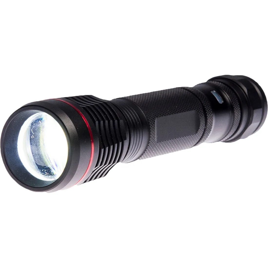 Compact USB Rechargeable Flashlight PA75 - 1400 Lumens, Adjustable Beam, Waterproof, Lightweight, Dual USB Charger for Outdoors