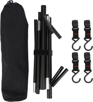 Cookware Hanging Rack, Collapsible Multifunction Camping Stand Outdoor Tools Short Outdoor Triangle Storage Tripod Travel Camping Drying Rack Cookware Hanger