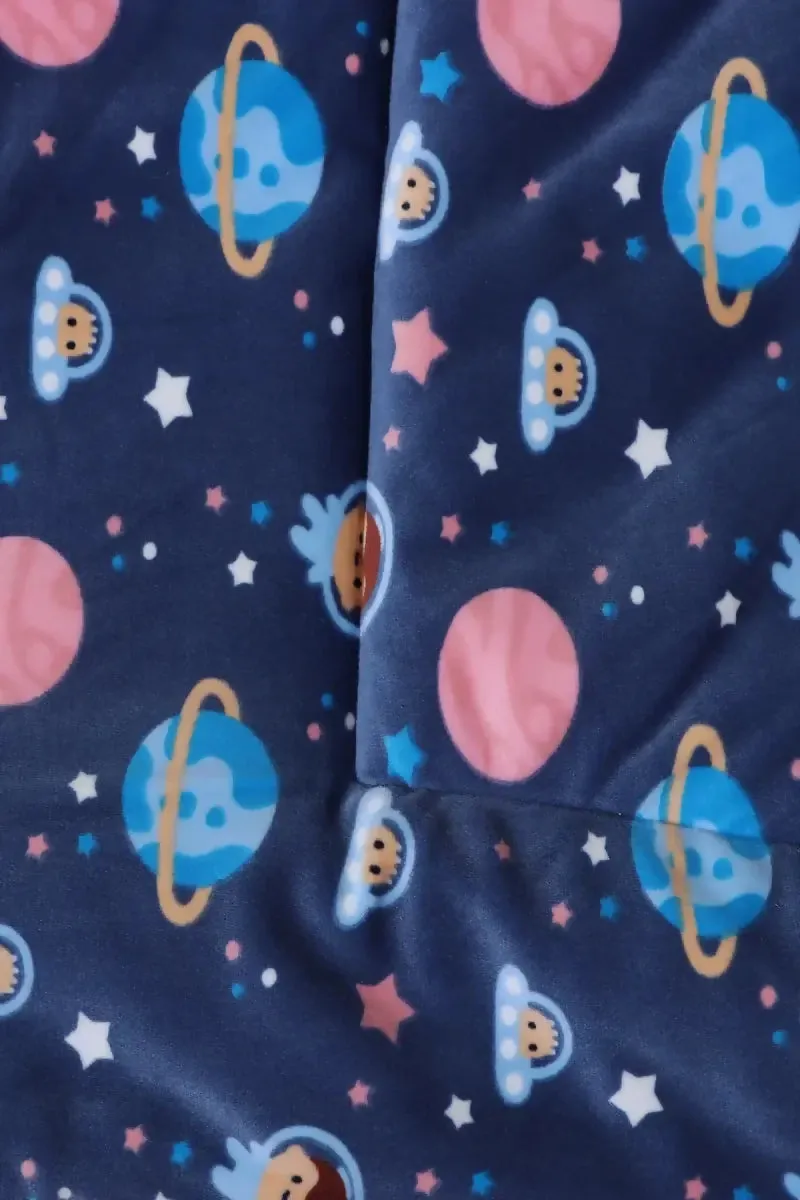 Coral Fleece Printed Baby Sleeping Bag