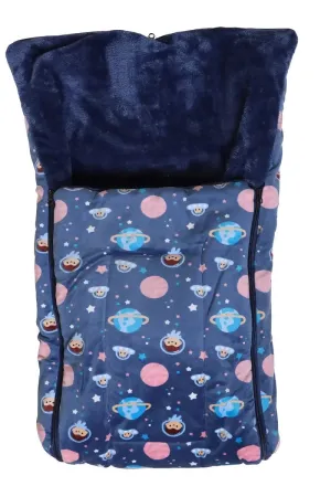 Coral Fleece Printed Baby Sleeping Bag