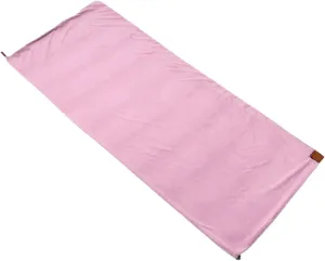 Cozy Outdoor Adventure Blanket: Plush Fleece Sleeping Bag Liner for Camping Trips