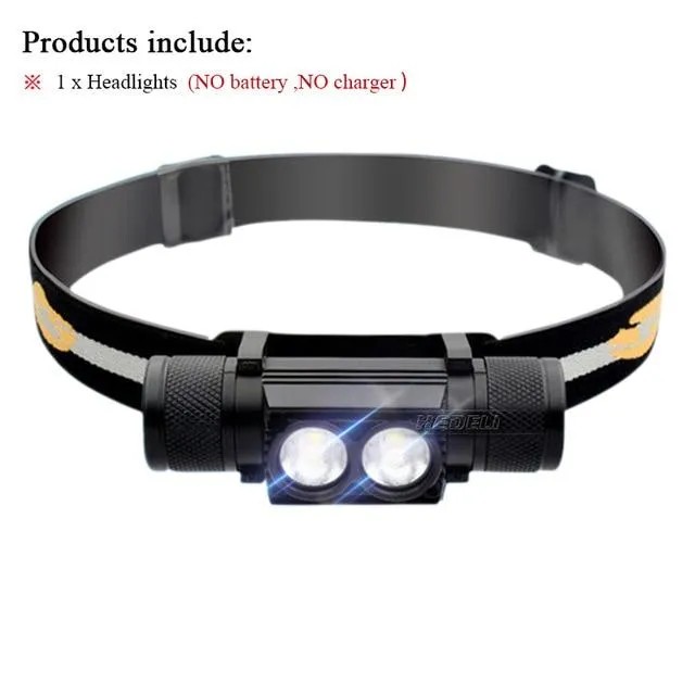 cree xm l2 led headlamp USB headlight  18650 rechargeable battery torch Head flashlight ed head lamp waterproof camping light
