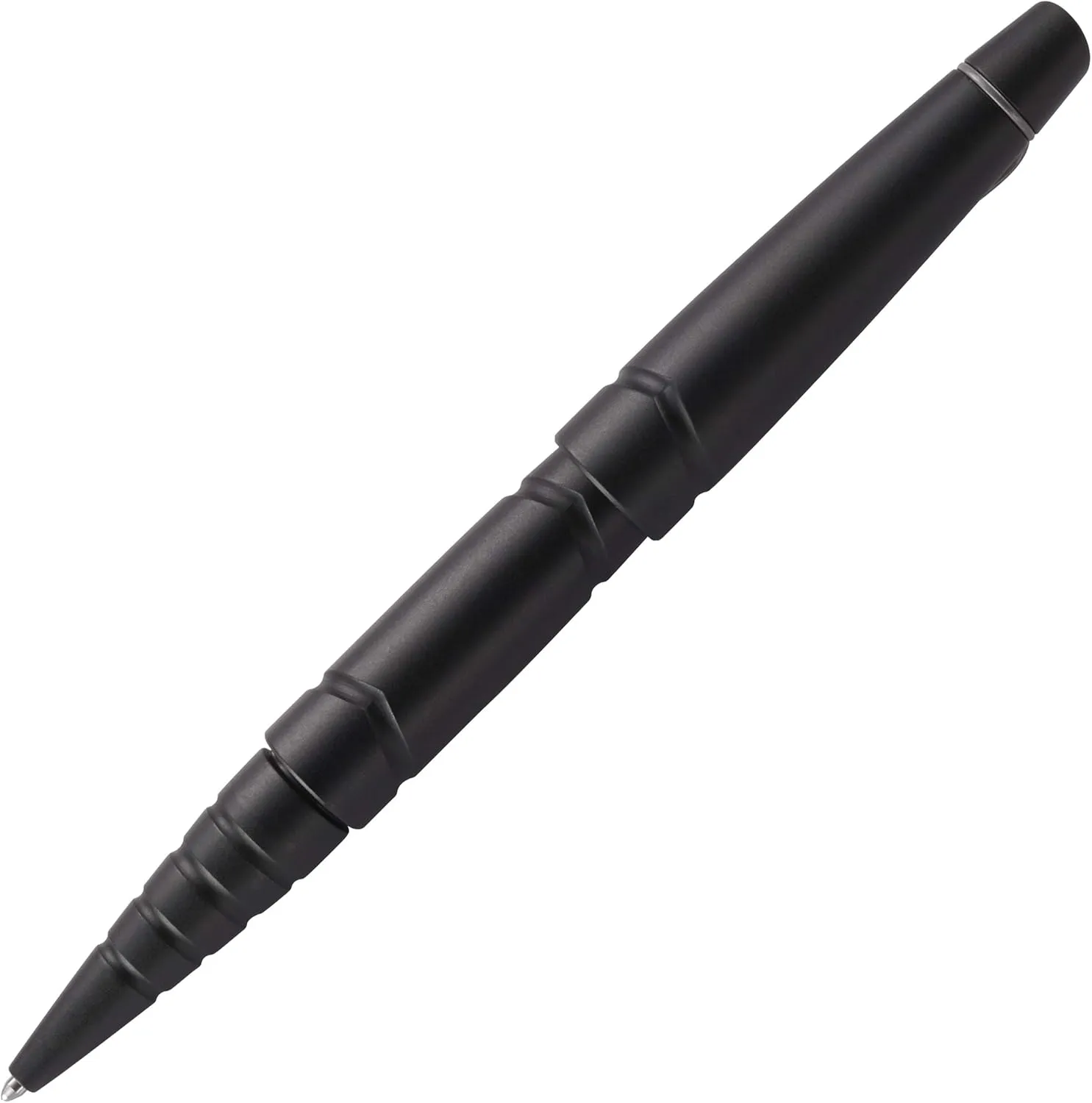 CRKT Williams Tactical Pen 2: Low Profile, EDC Self Defense Survival Pens Made of Black Anodized Aluminum with Fisher Space Ink Cartridge, and Pocket Clip TPENWP