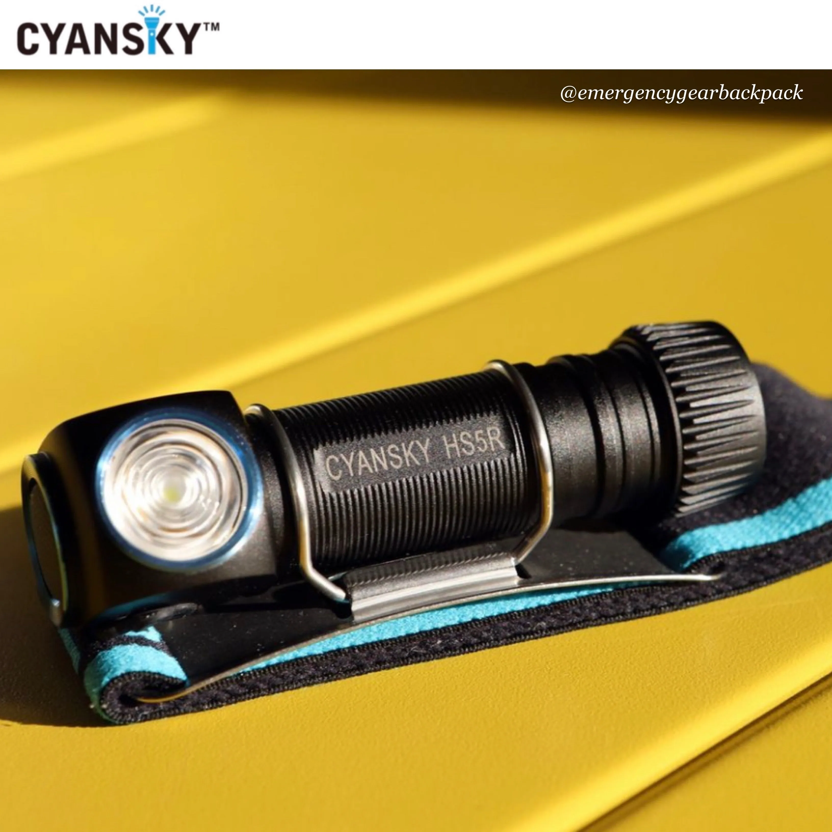 Cyansky HS5R Multifunction Headlamp 1300LMS 200M