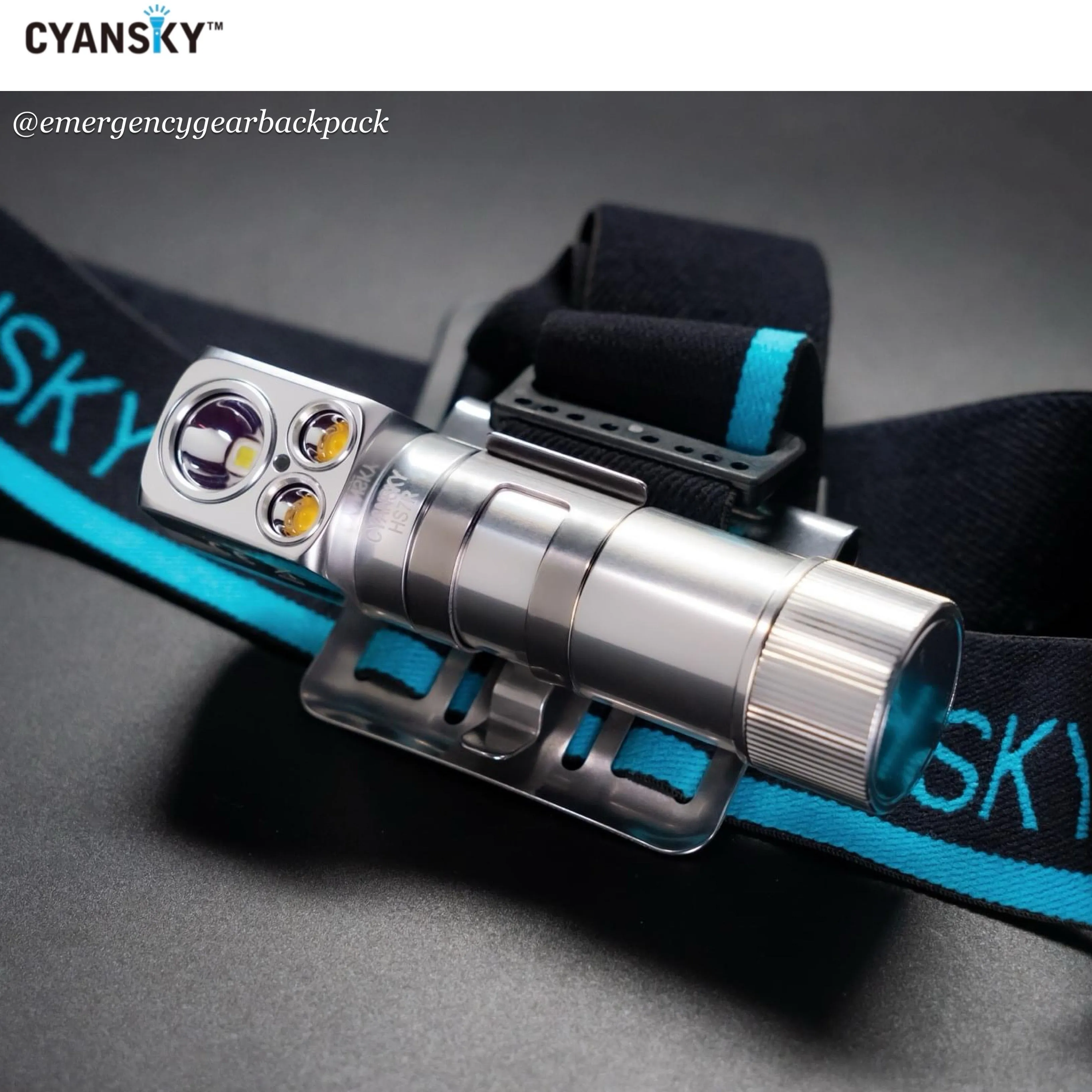 Cyansky HS7R Multifunctional Rechargeable L-shaped Headlamp Updated Version