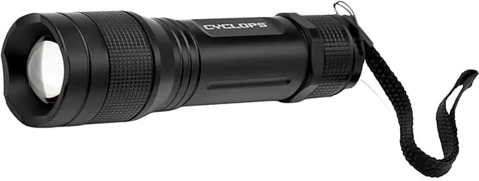 Cyclops TF-350 Lumens 5-Watt LED Bulb Battery Powered Handheld Pocket Flashlight for Camping, Hiking, Emergency