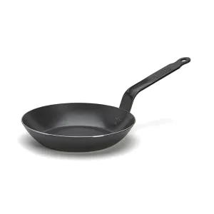 de Buyer - Blue Carbon Steel Fry Pan 2mm Thick - 8” Diameter, 5.5” Cooking Surface - Oven Safe - PFAS, PFOA & PFOS Free - Made in France