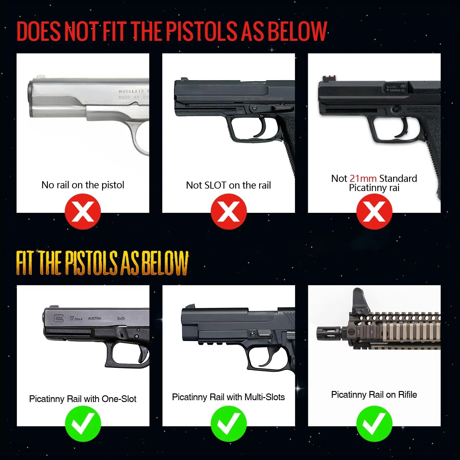 Defentac Combo is Compatible with P365/ X/XL (No X-Macro)/ M&P Shield & Plus 9mm/.40 (No EZ) / Standard Pic-Rail, Red/Green/Blue, Rechargeable