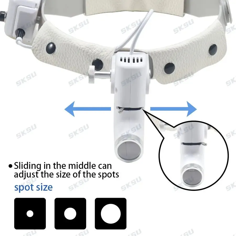 Dental Headlight 5W LED Lamp for Loupes & Surgery - Dentist & Medical Use