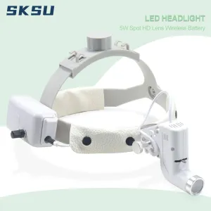 Dental Headlight 5W LED Lamp for Loupes & Surgery - Dentist & Medical Use