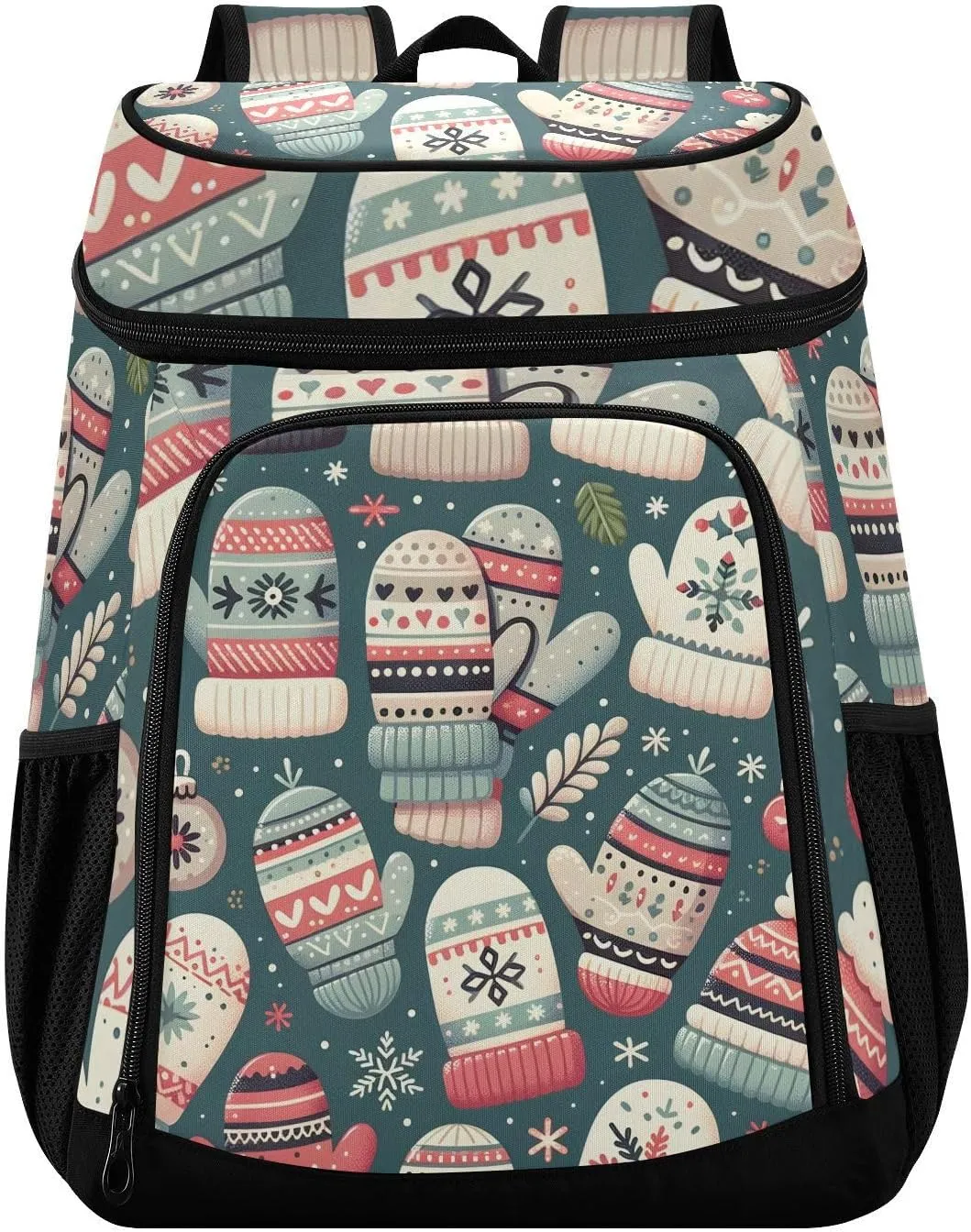 Different Winter Mittens Cooler Backpack Cooler Insulated Leak Proof Lunch Backpack 36 Cans Waterproof Soft for Men Women Picnic Hiking Camping Beach