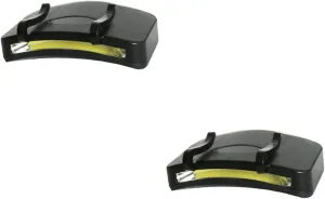 DOITOOL 2sets Cob Clamp Light Mini Clip Headlamp for Outdoor Solar Camping Lights Bulbs 2pcs*2