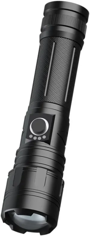 DOITOOL Led Flashlight Telescopic Mini Size Rechargeable High Brightness for Camping Hiking