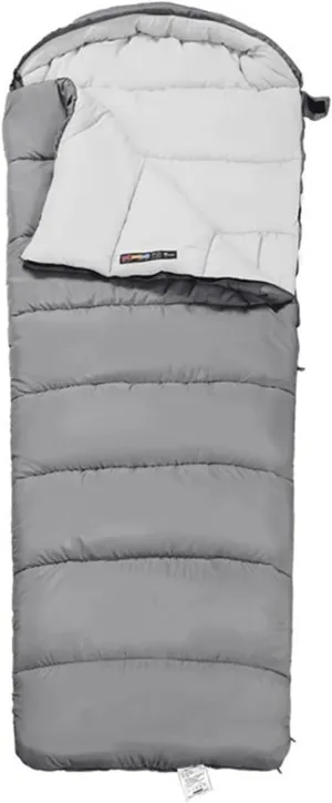 Double Persons Sleeping Bags For Adults with Hooded Anti splashing Breathable and Soft Design, Ideal for Camping,Grey (#4)