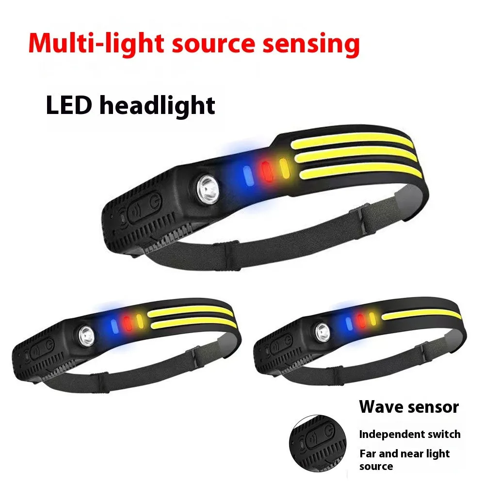 Dual-light Silicone Sensor Headlamp Charging