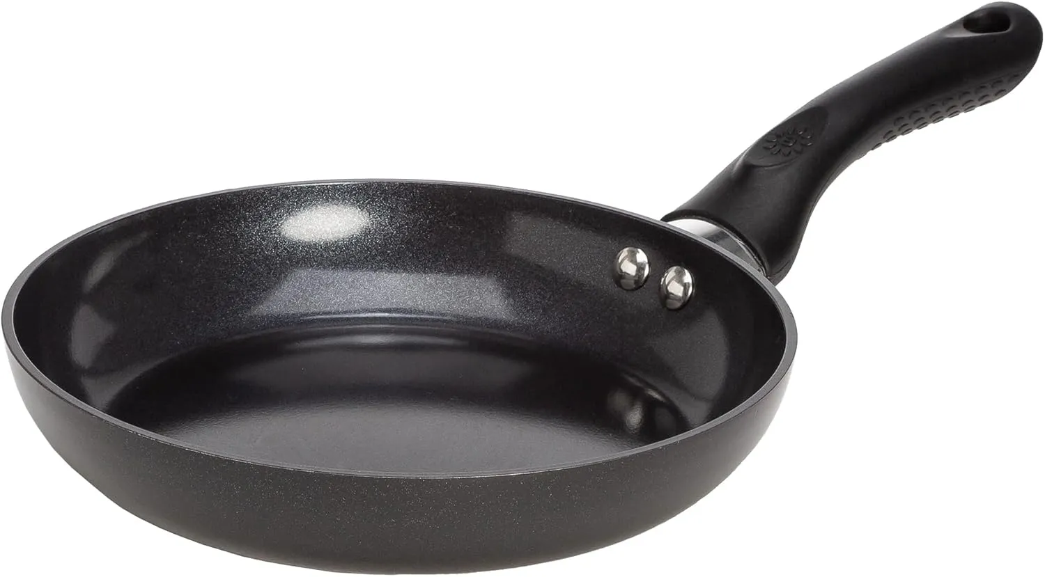 Ecolution Artistry Nonstick Frying Pan, Easy To Clean, Comfortable Handle, Even Heating, Dishwasher Safe Pots and Pans, 8-Inch, Black