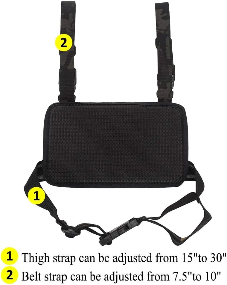 EmersonGear 500D Nylon Tactical Drop Leg Platform MOLLE Adjustable Detachable Holster, Modular Drop Leg Panel Pouch for Hunting Paintball Airsoft