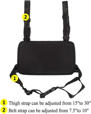 EmersonGear 500D Nylon Tactical Drop Leg Platform MOLLE Adjustable Detachable Holster, Modular Drop Leg Panel Pouch for Hunting Paintball Airsoft