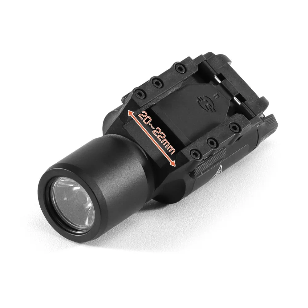Eminent Tactical X300 Pressure switch LED Flashlight with Picatinny Rail
