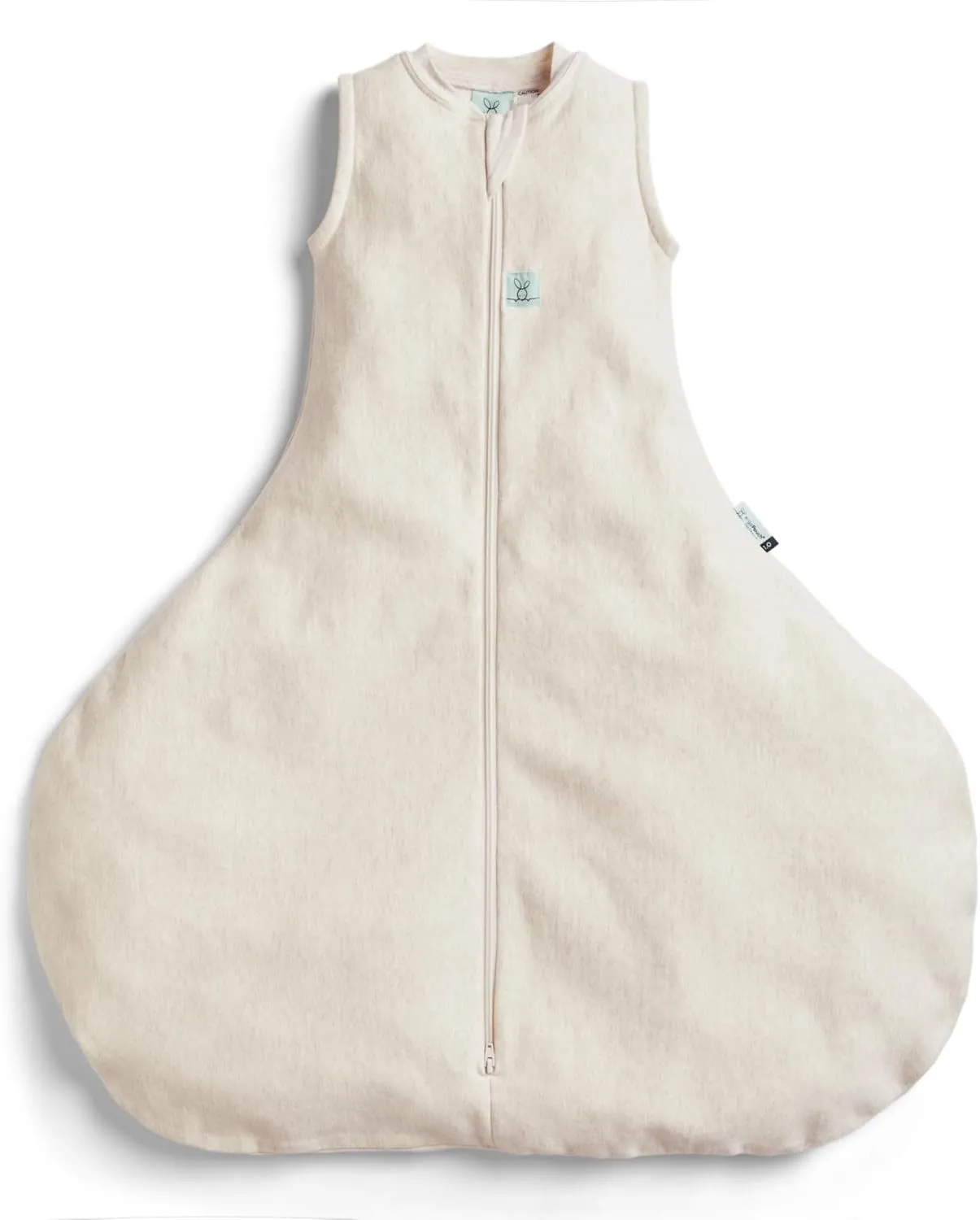 ergoPouch 0.2 TOG Hip Harness Jersey Swaddle Bag, Breathable Baby Sleep Bag for Hip Health, Gentle and Cozy (8-24 Months, Oatmeal Marle)