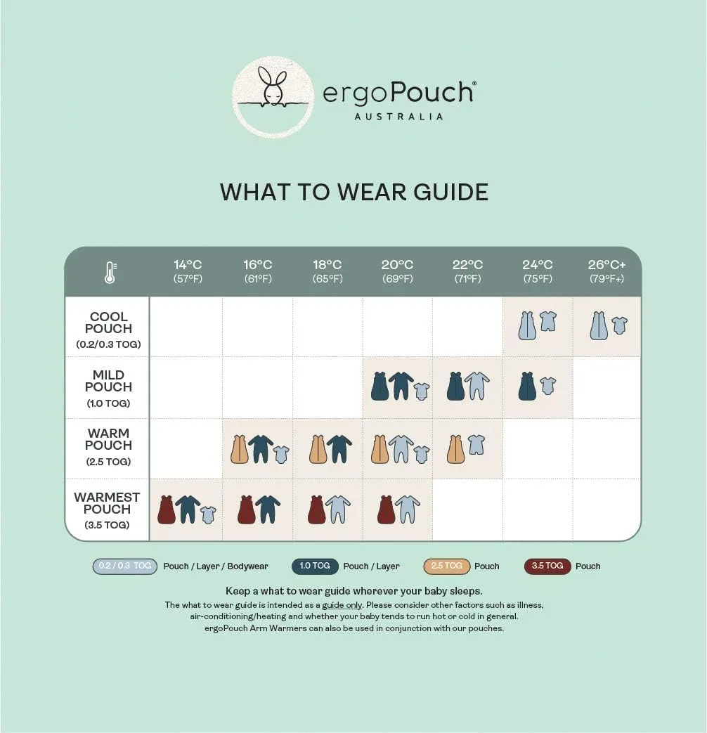 ergoPouch 0.2 TOG Hip Harness Jersey Swaddle Bag, Breathable Baby Sleep Bag for Hip Health, Gentle and Cozy (8-24 Months, Oatmeal Marle)