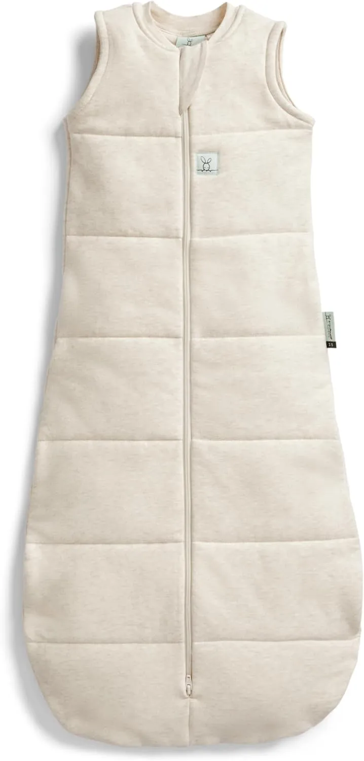 ergoPouch 1.0 Tog Jersey Sleeping Bag – Arms-Out Baby Sleep Sack – Soft, Breathable & Comfortable (8-24 Months, Oatmeal Marle)