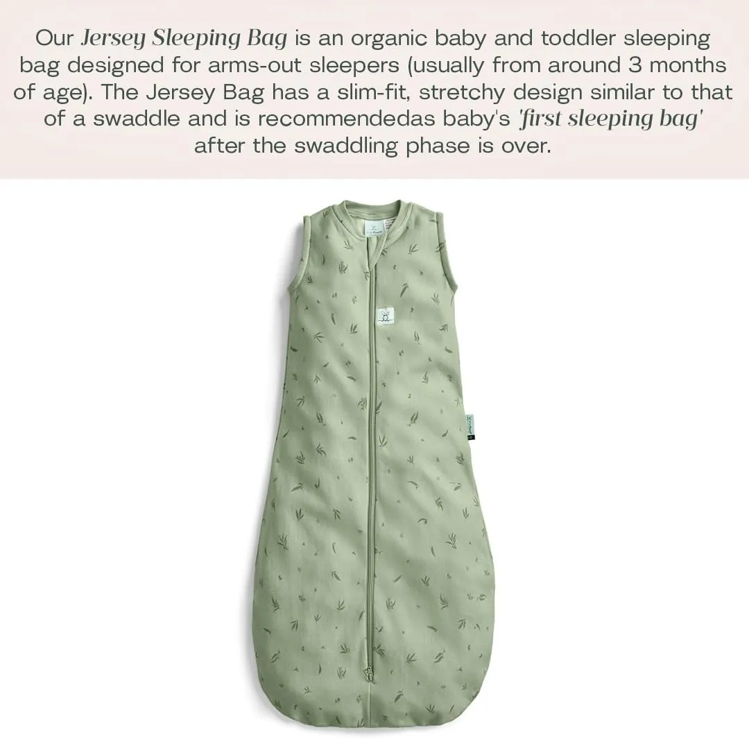 ergoPouch 2.5 Tog Jersey Sleeping Bag – Arms-Out Baby Sleep Sack – Soft, Breathable & Comfortable (8-24 Months, Willow)