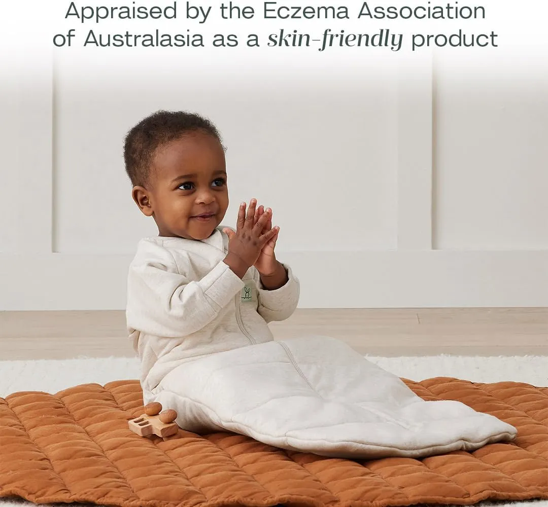 ergoPouch 3.5 Tog Jersey Sleeping Bag – Arms-Out Baby Sleep Sack – Soft, Breathable & Comfortable (8-24 Months, Oatmeal Marle)