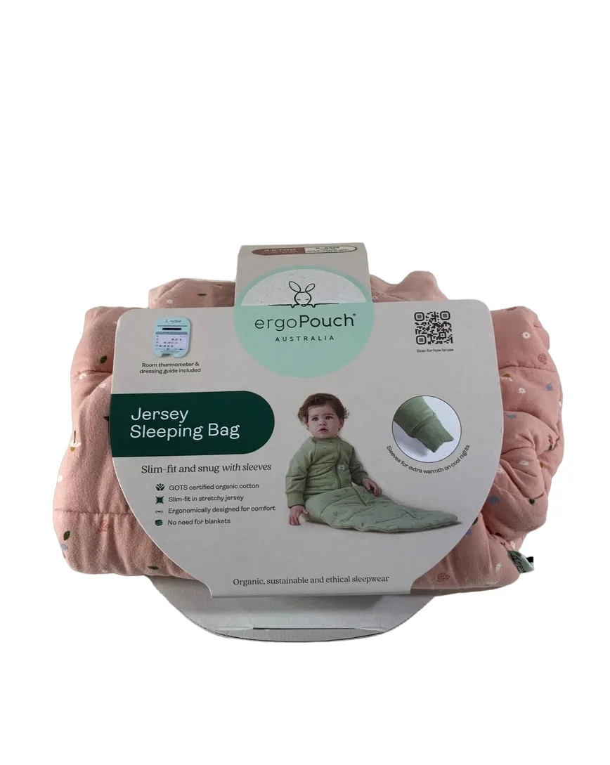 ErgoPouch Jersey Sleeping Bag, Berries, 8-24M, 3.5 TOG