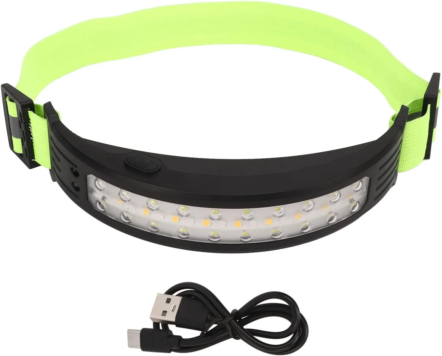 EVTSCAN Induction HEADLAMP COB Lightweight Portable 1200MAH RED White Warm Tricolor Soft Light FLOODLIGHT Head Torch Cycling