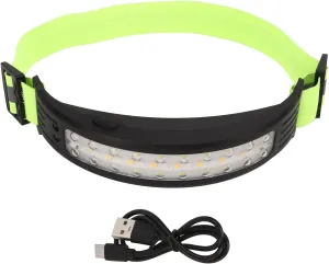 EVTSCAN Induction HEADLAMP COB Lightweight Portable 1200MAH RED White Warm Tricolor Soft Light FLOODLIGHT Head Torch Cycling