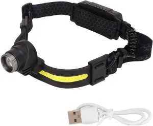 EVTSCAN LED Rechargeable lamp Bright XPG Sensing COB Flashlight for Fishing Running
