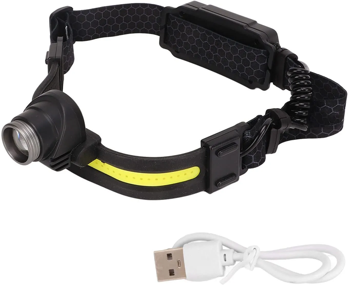 EVTSCAN LED Rechargeable lamp Bright XPG Sensing COB Flashlight for Fishing Running