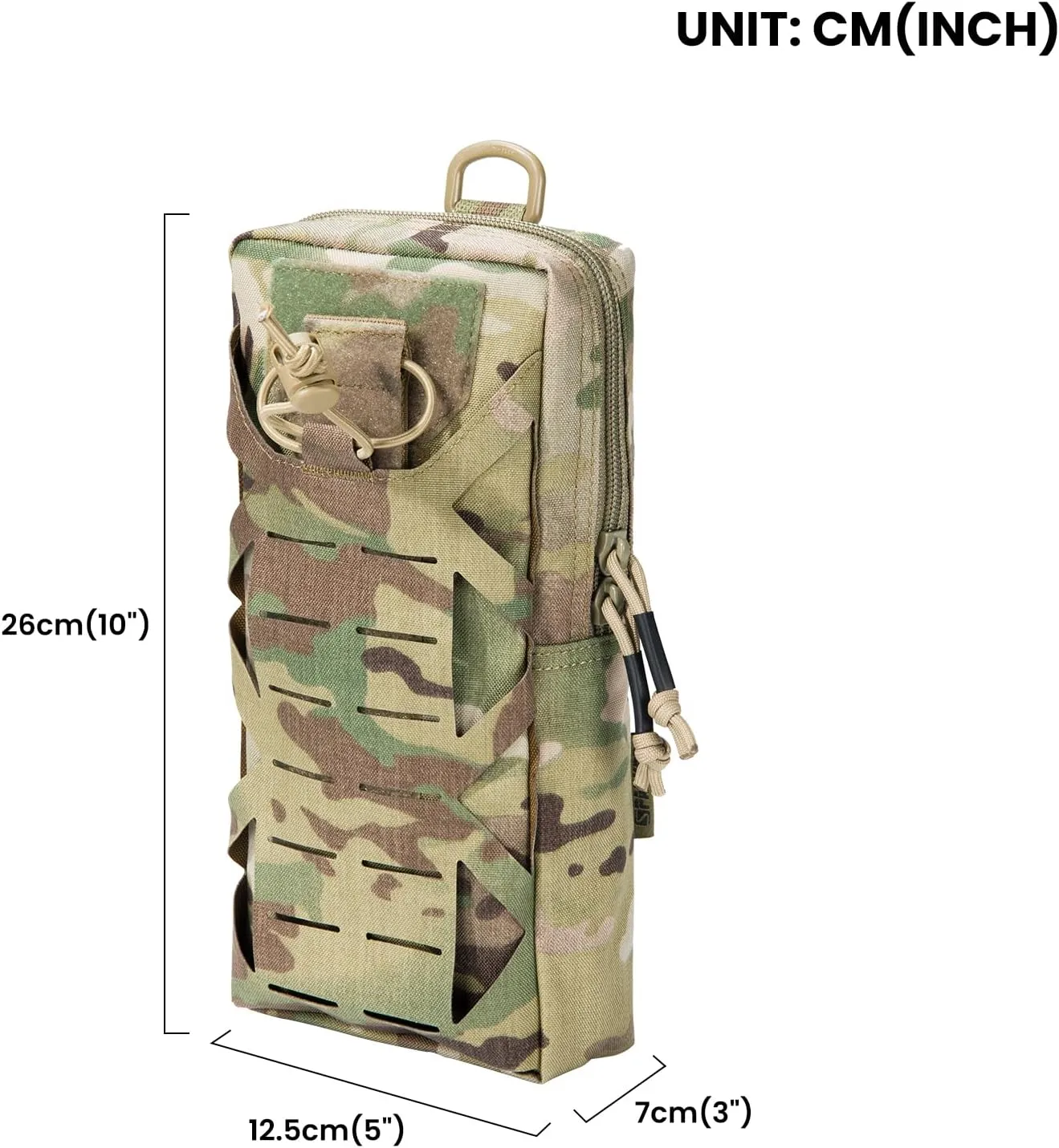 EXCELLENT ELITE SPANKER Tactical EDC Pouch Molle Utility Tool Pouches Gadget Organizer Pocket Waist Belt Bag