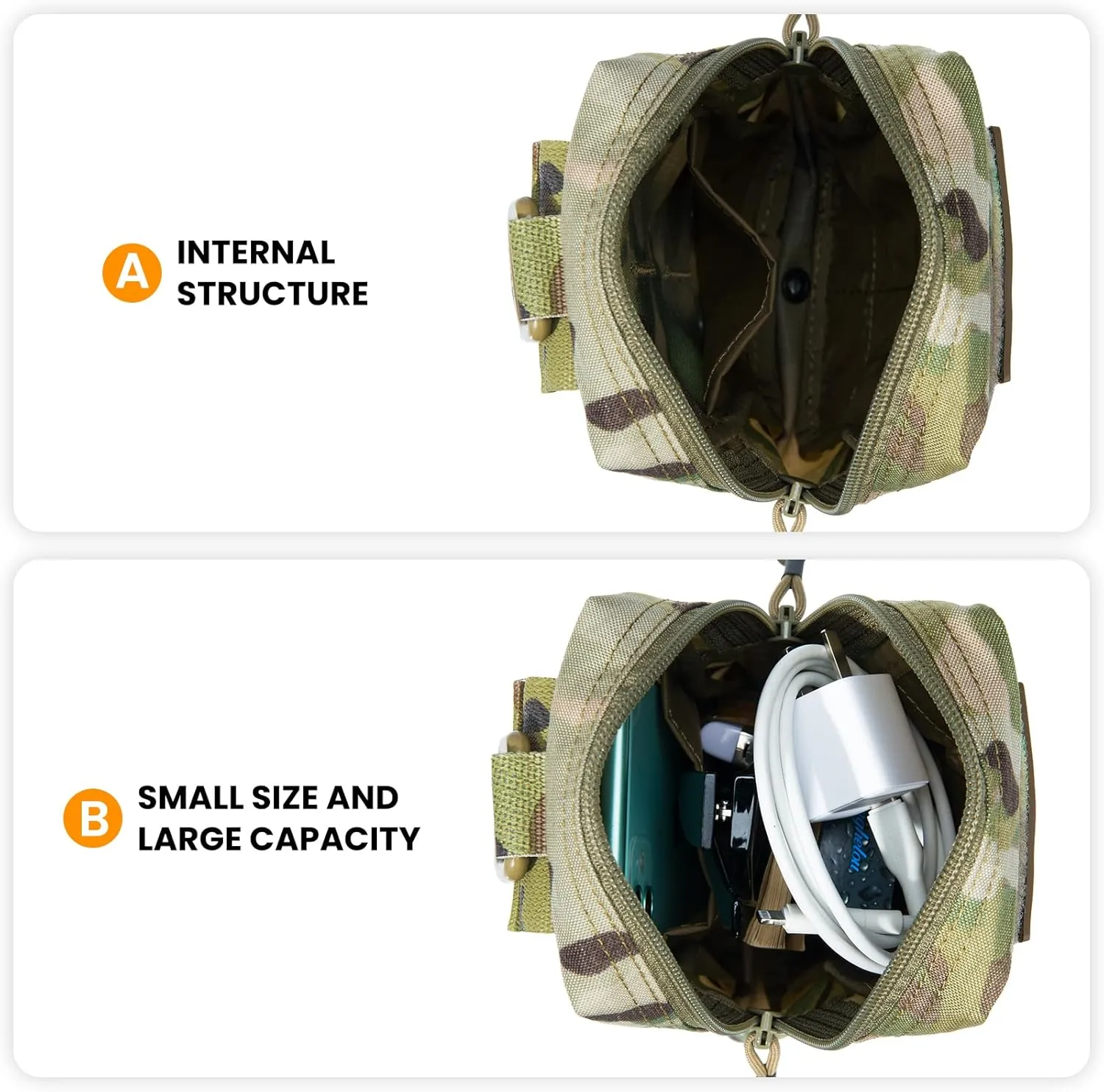 EXCELLENT ELITE SPANKER Tactical MOLLE Pouch EDC Utility Pouches Gadget Organizer Phone Holder Waist Bag Tool Pouch
