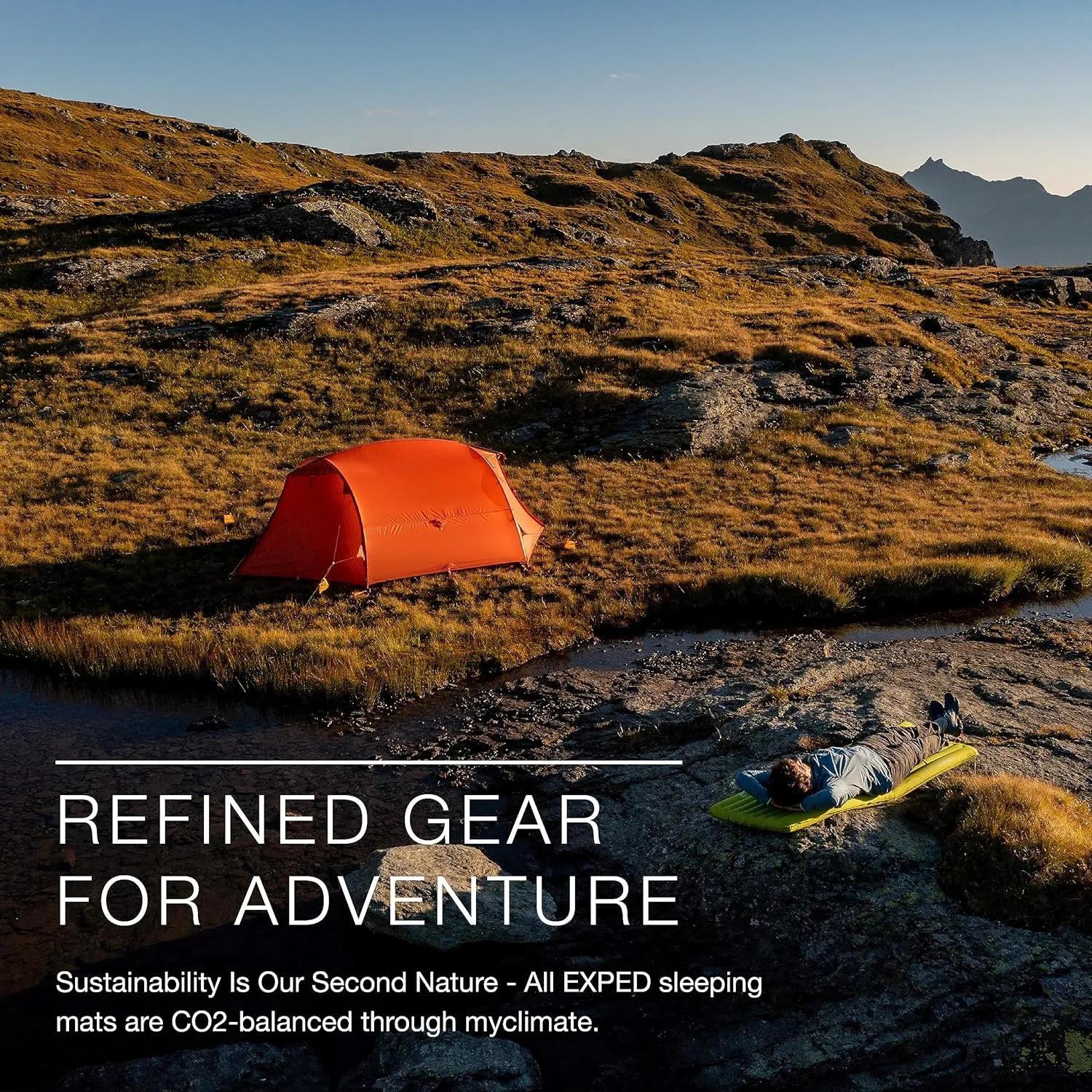 Exped Dura 5R | Abrasion Resistant | Insulated and Comfortable | -5 Degree Sleeping Pad for Two, Cypress, Duo Long Wide